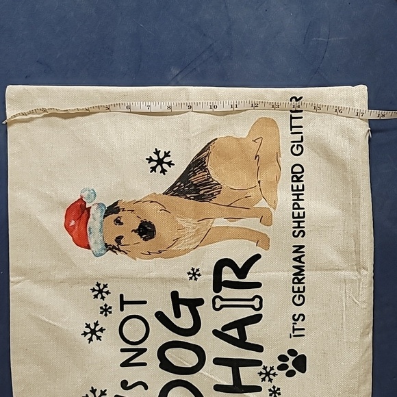 🐕 German Shepherd Glitter Dog Pillow Cover - Tan - Picture 4 of 4